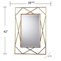 Zanzimar Art Deco Mirror Wirl Call - Gold