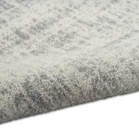 זרמי קלווין קליין מודרניים שנהב אפור 2'3 7'3 שטיח אזור