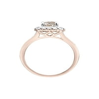 1- CARAT T.G.W. טבעת אירוסין של מורגייט טופז לבן