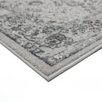 יונייטד וויברס רסבורה ארוואנה שטיח מבטא מסורתי, אפור, 1 '11 3'