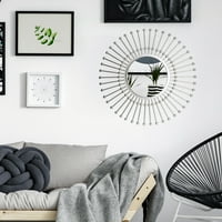 עגול חרוזים עגול חרוזים קיר מקיר מראה מבטא 30 x30 מאת פטון וול תפאורה