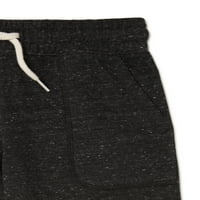 Wonder Nation Boys סרוגים מכנסיים קצרים 3 חבילות, גדלים 4- & Husky
