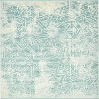 נול ייחודי חדש קלאסי מלבני במצוקה מצוקה שטיחים מסורתיים, כחול