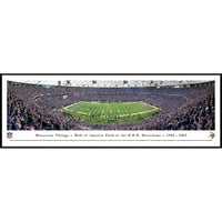 מינסוטה ויקינגס - משחק גמר במטרודום - הדפס NFL של Blakeway Panoramas עם מסגרת סטנדרטית