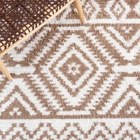 שטיח אזור גיאומטרי של אוגוסטין אמט, טאופה שנהב, 9 '12'