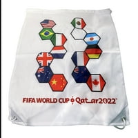 גביע העולם 18 x14 שקית תיק רישוף- הדפס דגל קאנטרי