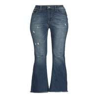 אין גבולות ג'וניורס חמש מכנסי ג'ינס מתלקחים בכיס, מידות 3-21