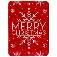 חג זמן החג שמח אוניברסלי מתנה כרטיס מחזיק פח-סט עם נהרו מגש-מתאים לכל מתנה כרטיס או במזומן או מתנה קטנה-אדום