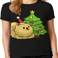 גרפיקה אמריקה חגיגית כלבי חג מולד חג המולד של אוסף חולצות גרפיקה לבעלי חיים