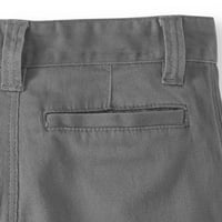 מכנסיים קצרים קדמיים שטוחים מזדמנים
